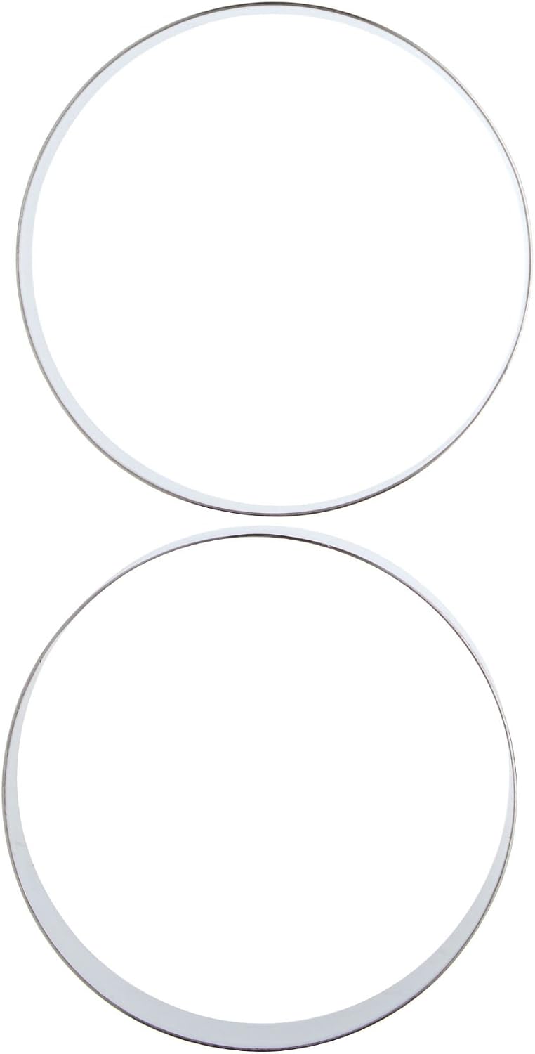 Detalle de KitchenCraft KCRINGLRG matlagningsringar i rostfritt stål, 9 cm, 2-pack