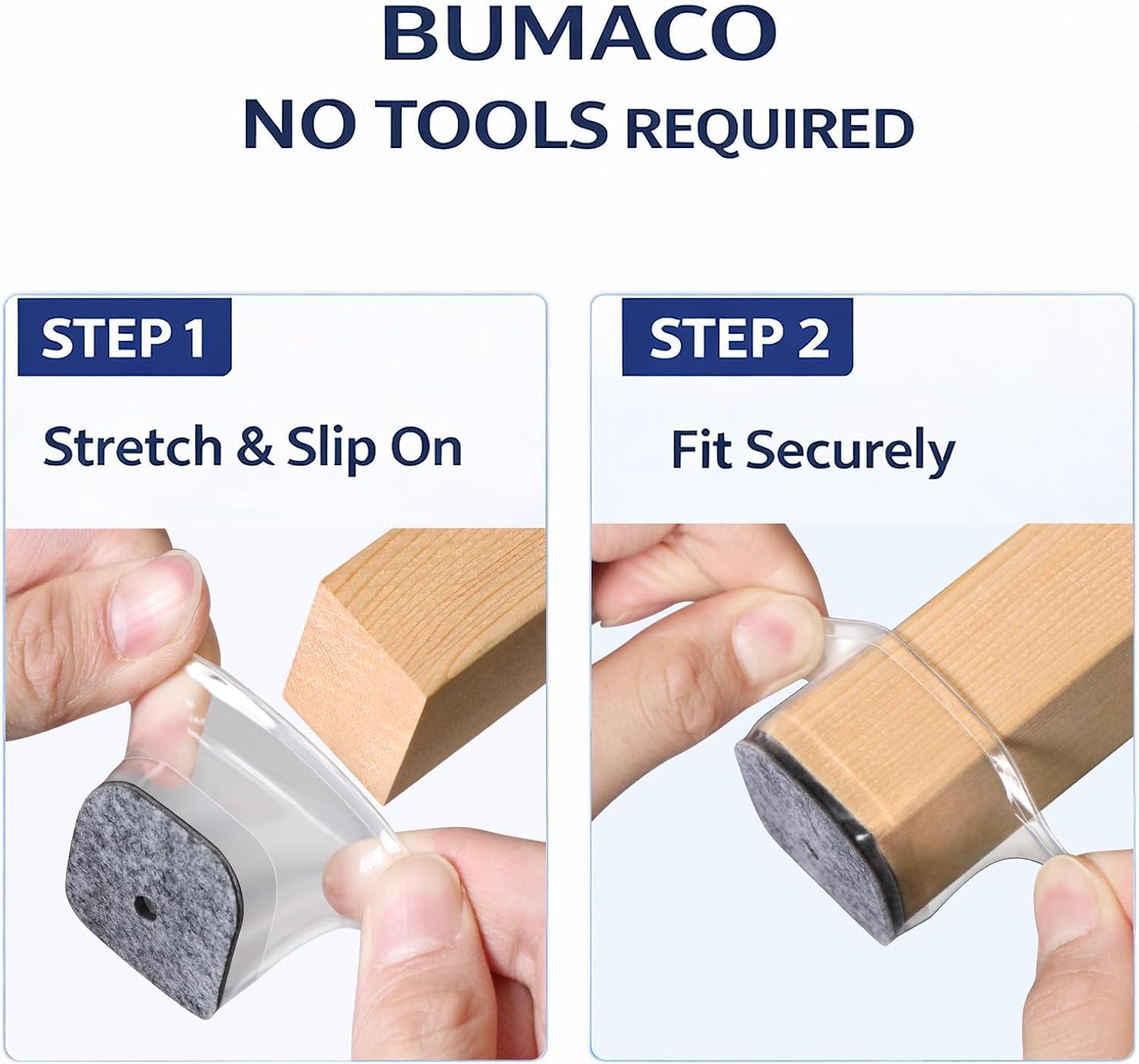 Thumbnail 5 de BUMACO Chair Leg Floor Protectors, Size L