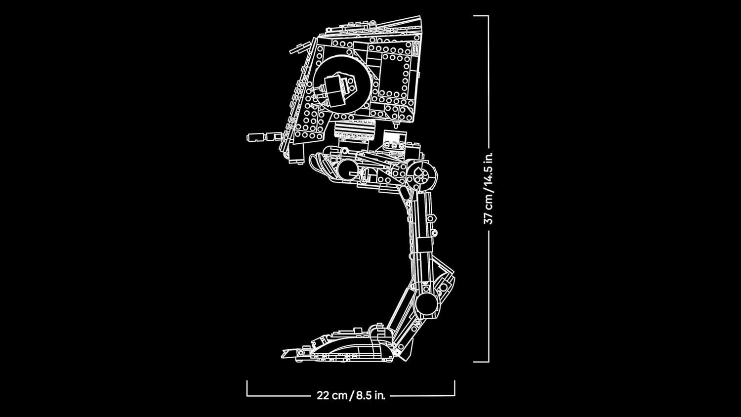 Thumbnail 6 de LEGO Star Wars UCS AT-ST Kampfläufer (75417) – Sammlerstück für erwachsene Baumeister