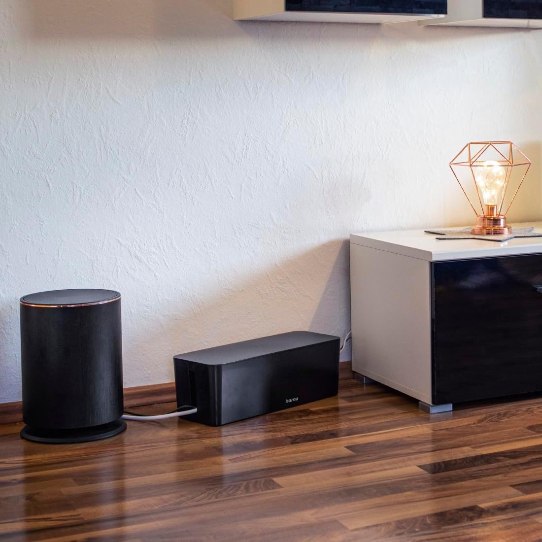 Thumbnail 6 de Hama Kabelbox Maxi: Kabelmanagement für Steckdosenleisten, Ladegeräte & mehr (schwarz)