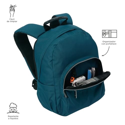 Thumbnail 4 de TOTTO Mochila Escolar Tempera 12 L con Ergo-espaldar y 3 Bolsillos – Moroccan Blue