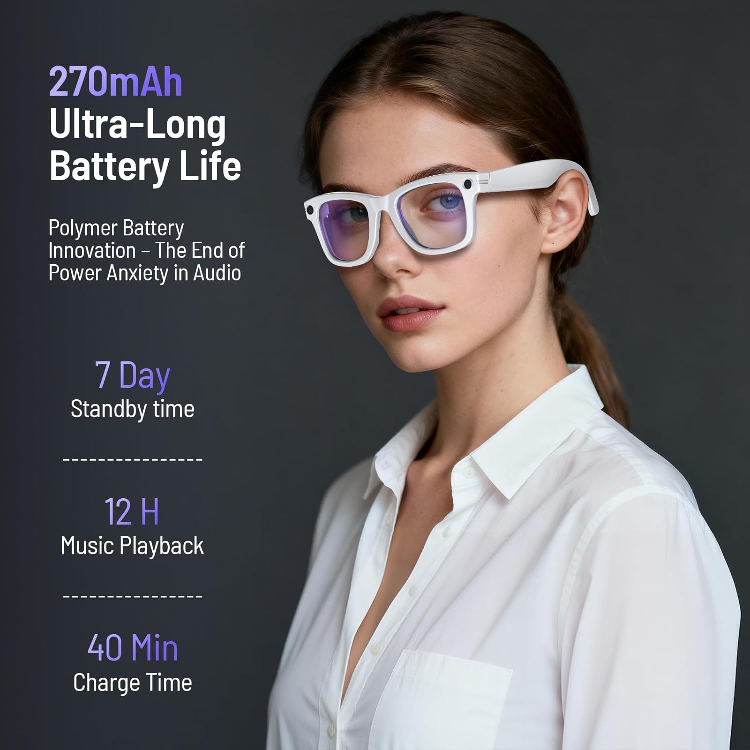 Thumbnail 6 de Ai Smart Glasses 8MP Camera