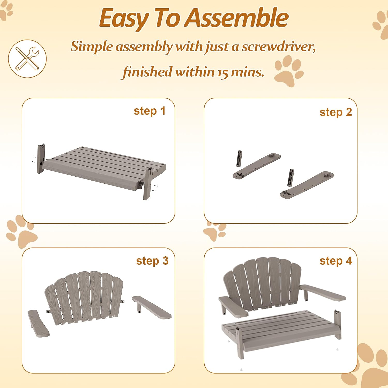 Detalle 2 de EFU Elevated Dog Bed, 40.24-Inch