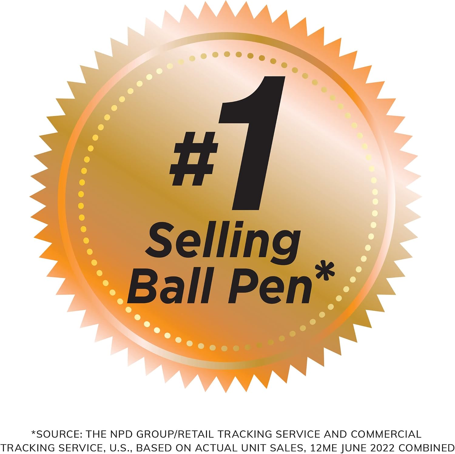 Detalle 2 de BIC Round Stic Xtra Life Black Ballpoint Pens (144 Pack) — Ultra Long Lasting & Smooth Writing