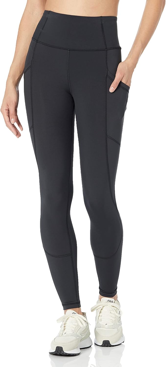 Detalle de Amazon Essentials Women's High Waisted Active Sculpt Workout Full Length Leggings with Pockets (Plus Size)