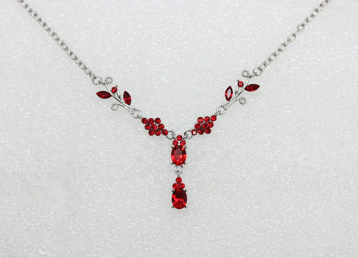 Detalle de Faship Jewelry Set, Rhodium-Plated Copper