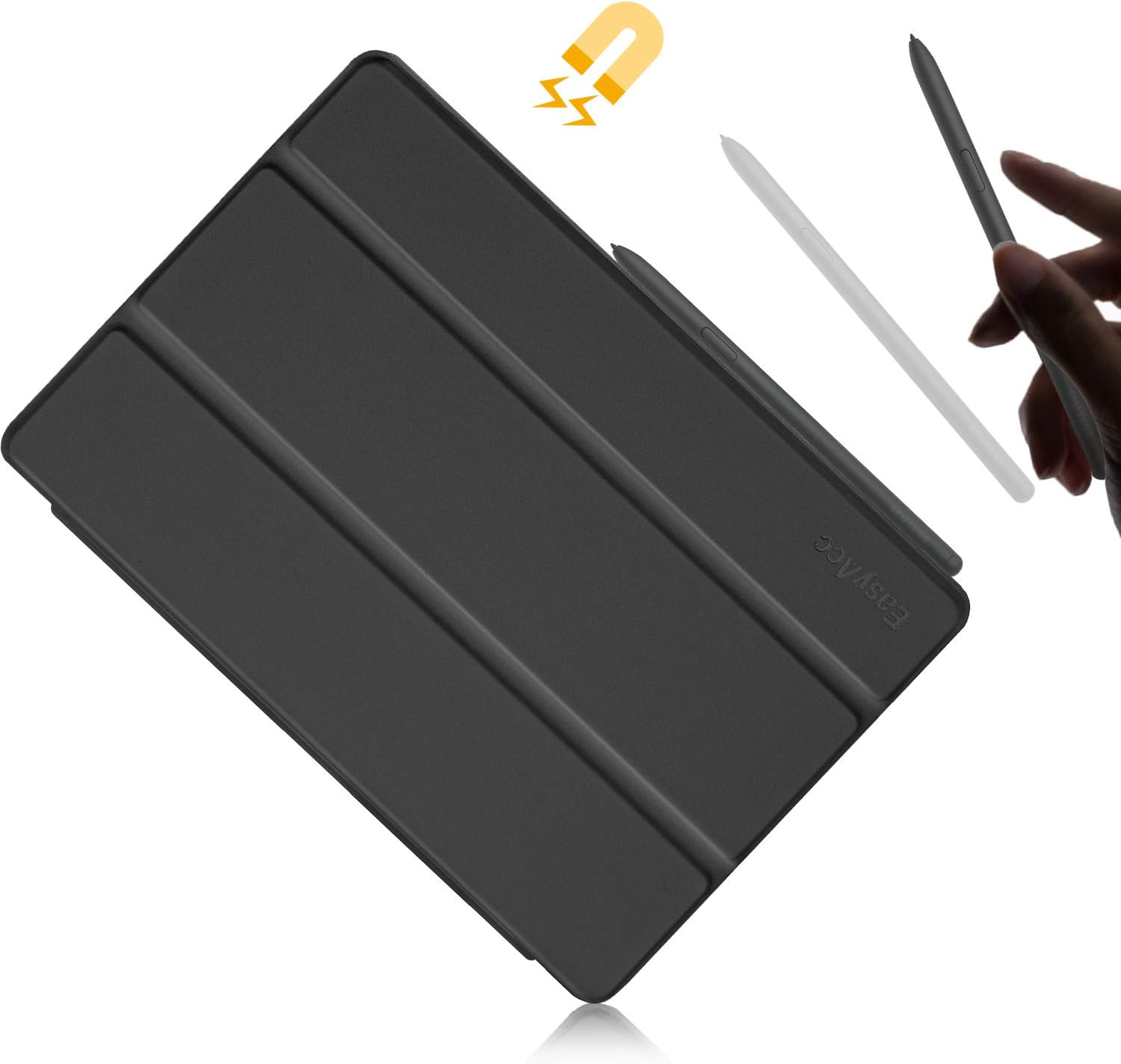 Thumbnail 6 de EasyAcc Schutzhülle für Samsung Galaxy Tab S6 Lite 10,4 Zoll (2024/2022/2020) inkl. Schutzfolie – ultra-dünn mit S-Pen-Halter, Schwarz