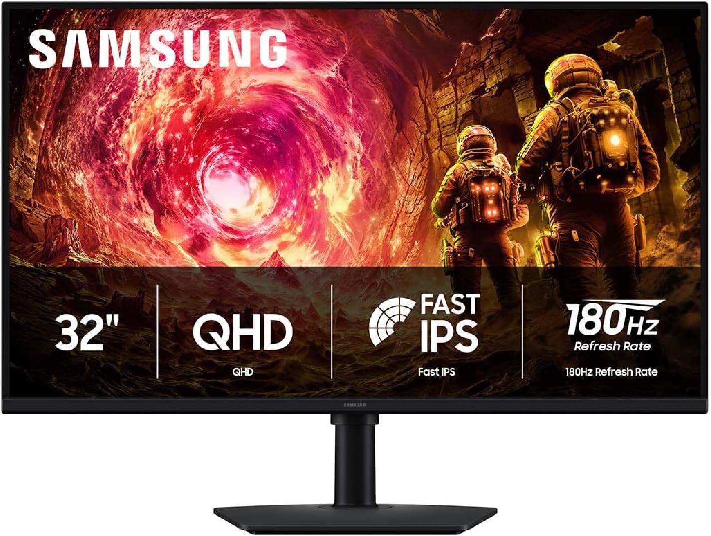 Detalle de Samsung Odyssey G5 G50F 32" QHD 180Hz Gaming Monitor