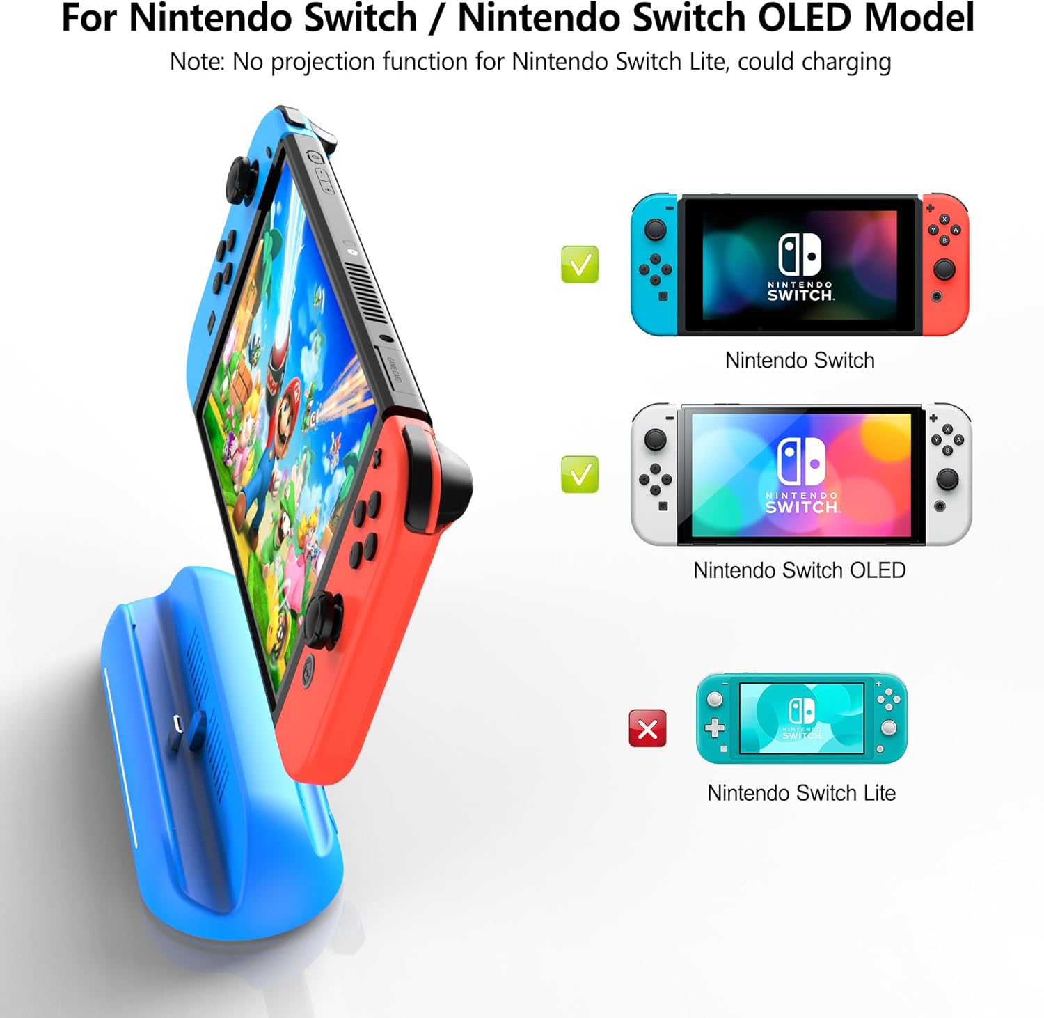 Thumbnail 3 de 5-in-1 Switch Dock für Nintendo Switch OLED – TV-Dockingstation mit HDMI, USB 3.0 und USB-C Laden