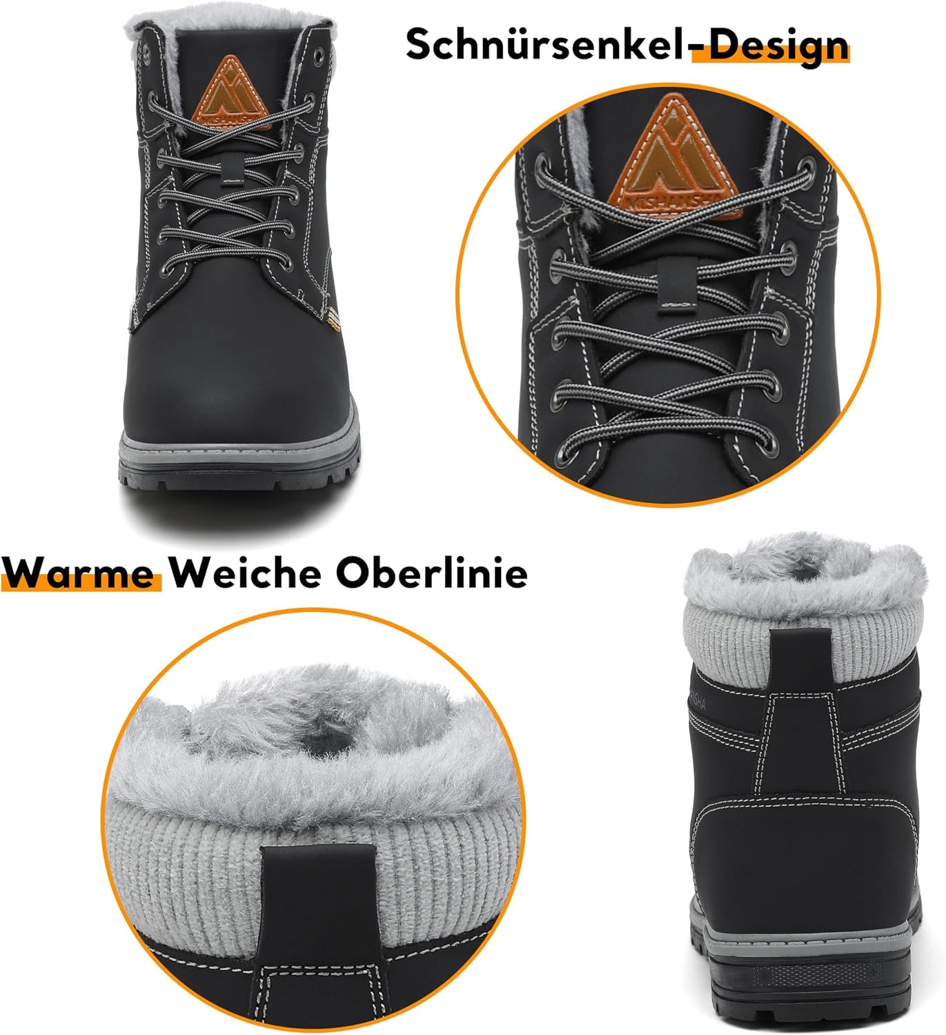 Thumbnail 2 de Mishansha Winterschuhe wasserdicht Gr.36-48