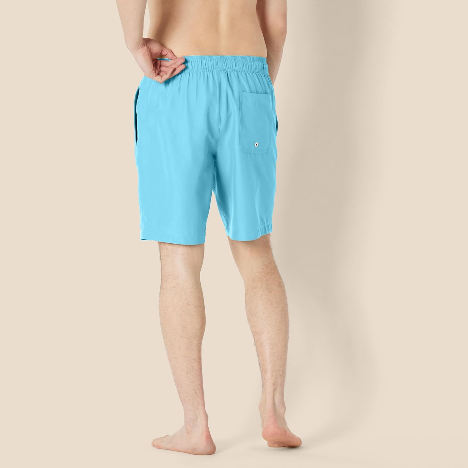 Thumbnail 1 de Amazon Essentials Men's 9” (23cm) Swimming Shorts with Mesh Lining, Pockets, Drawstring Closure