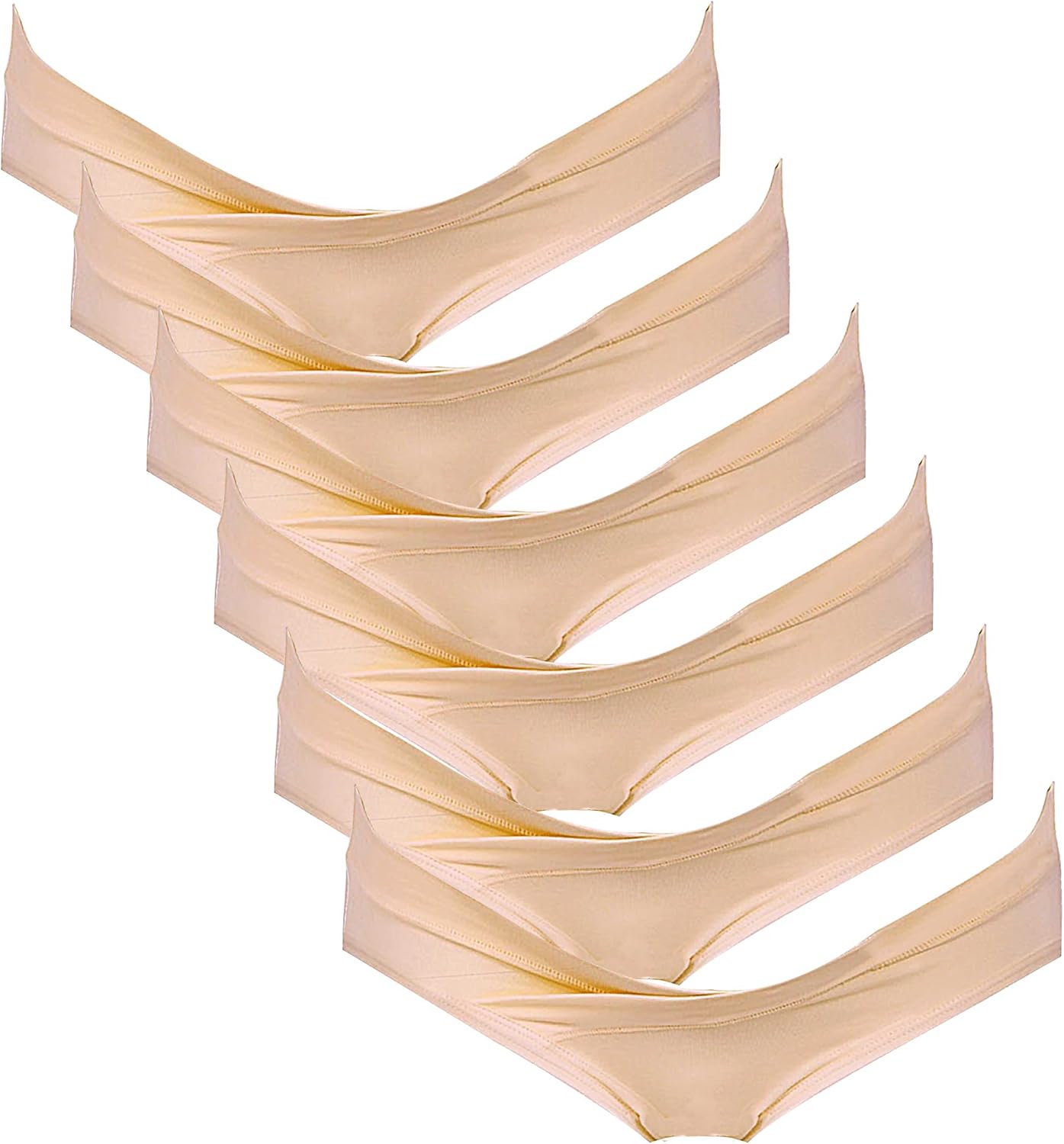 Detalle de Intimate Portal Umstandsunterhosen Damen Baumwolle (Unterbauch) 6er-Pack – Bikini-Form für Schwangerschaft & Wochenbett