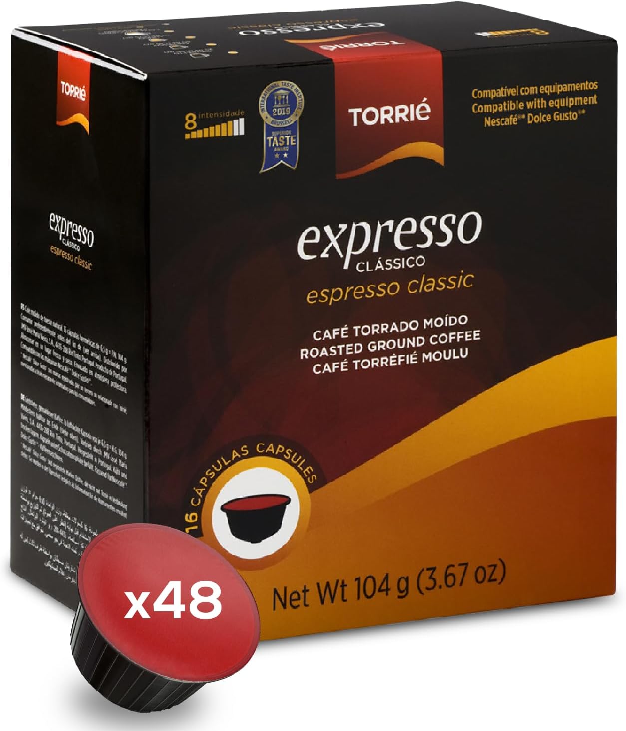 Thumbnail 6 de Torrié Expresso Classico Coffee Pods Compatible with Dolce Gusto – Premium Espresso Capsules