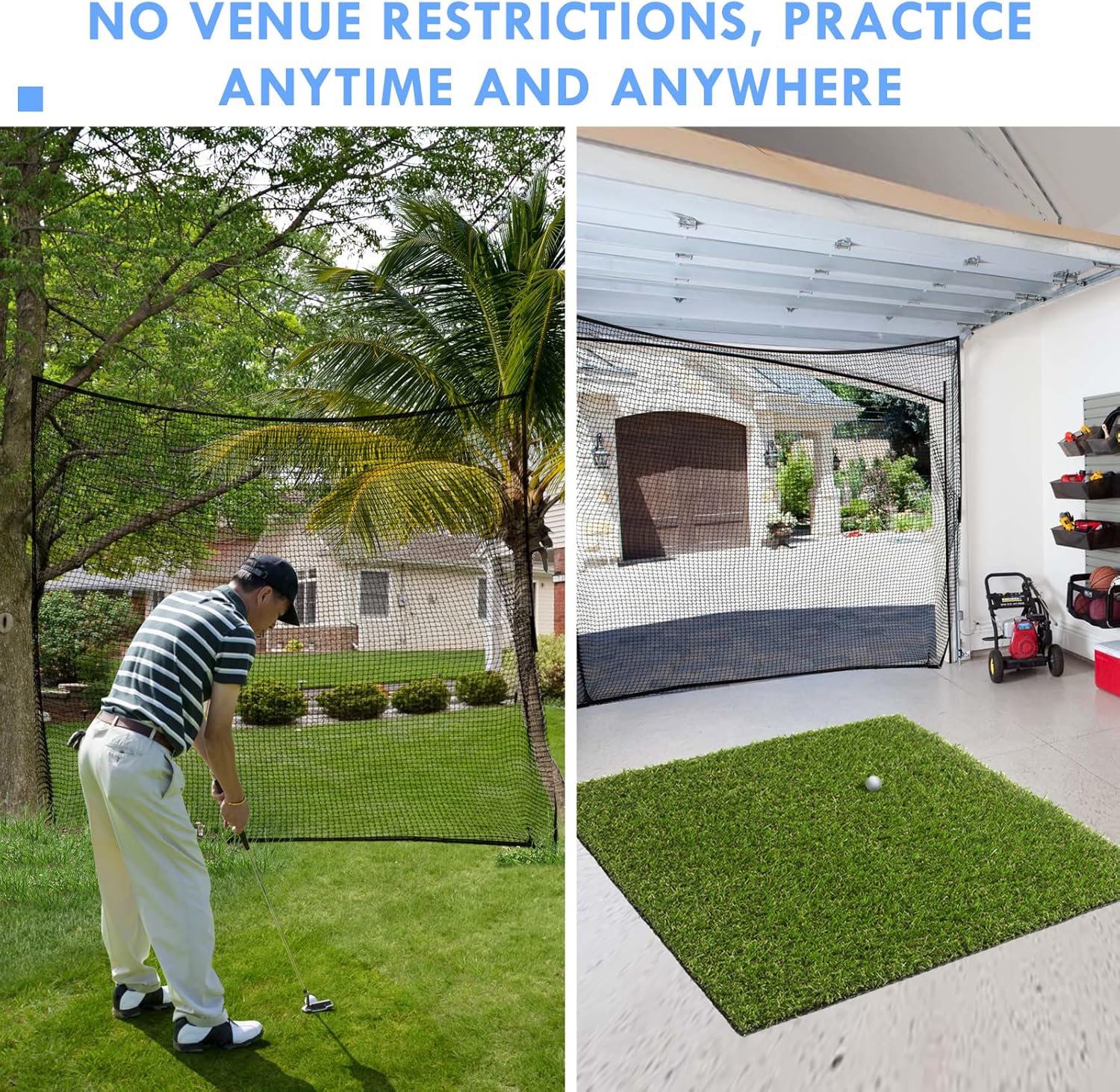 Thumbnail 1 de Amazgolf Golf Net: Flexible, Heavy-Duty Practice Barrier for Backyard Play