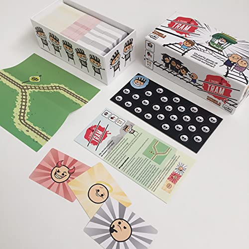 Detalle de Asmodee – IL TRAUMA DEL TRAM – Party Game con Carte da Gioco