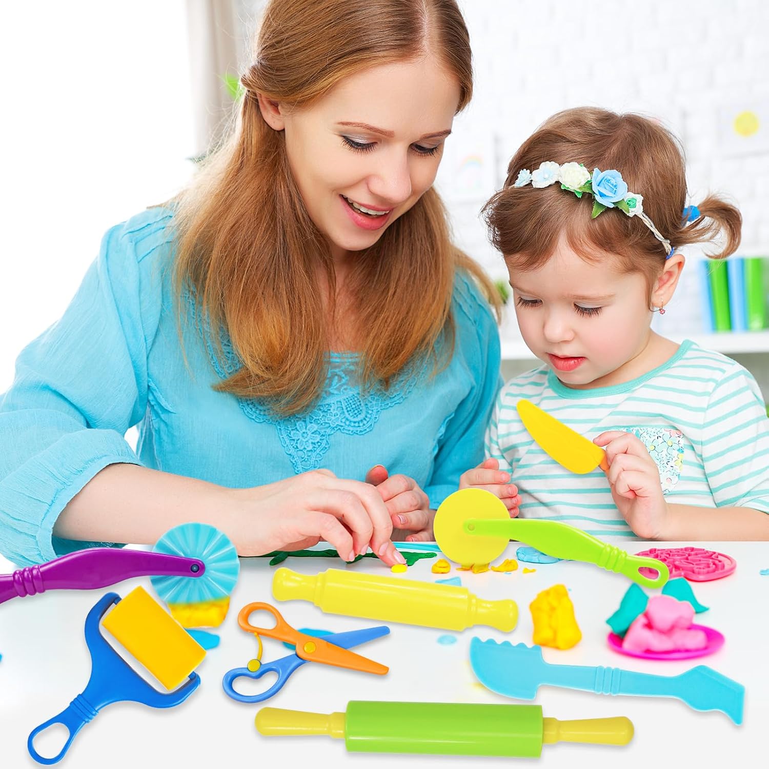 Thumbnail 5 de LCY WEDSHI Dough Tool Set 9 pcs for Kids 🎨