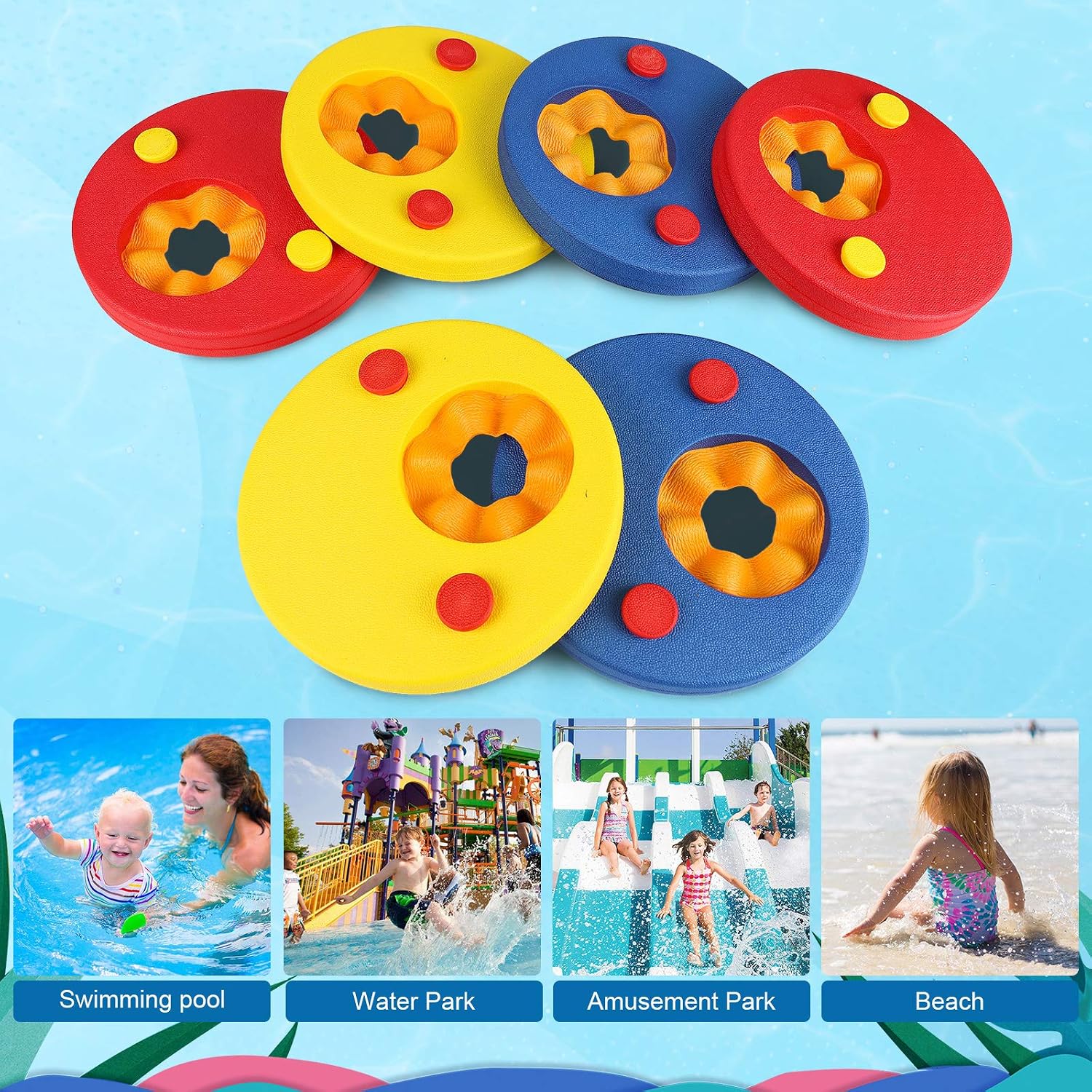 Detalle 1 de Kids swimming armbands 16 cm foam discs