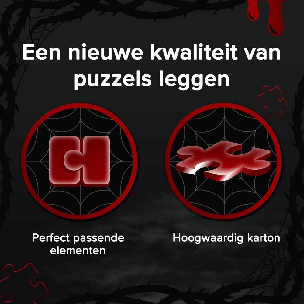Detalle de Trefl Hall of Horror legpuzzel, 1.000 stukjes met de Hoofdloze Ruiter