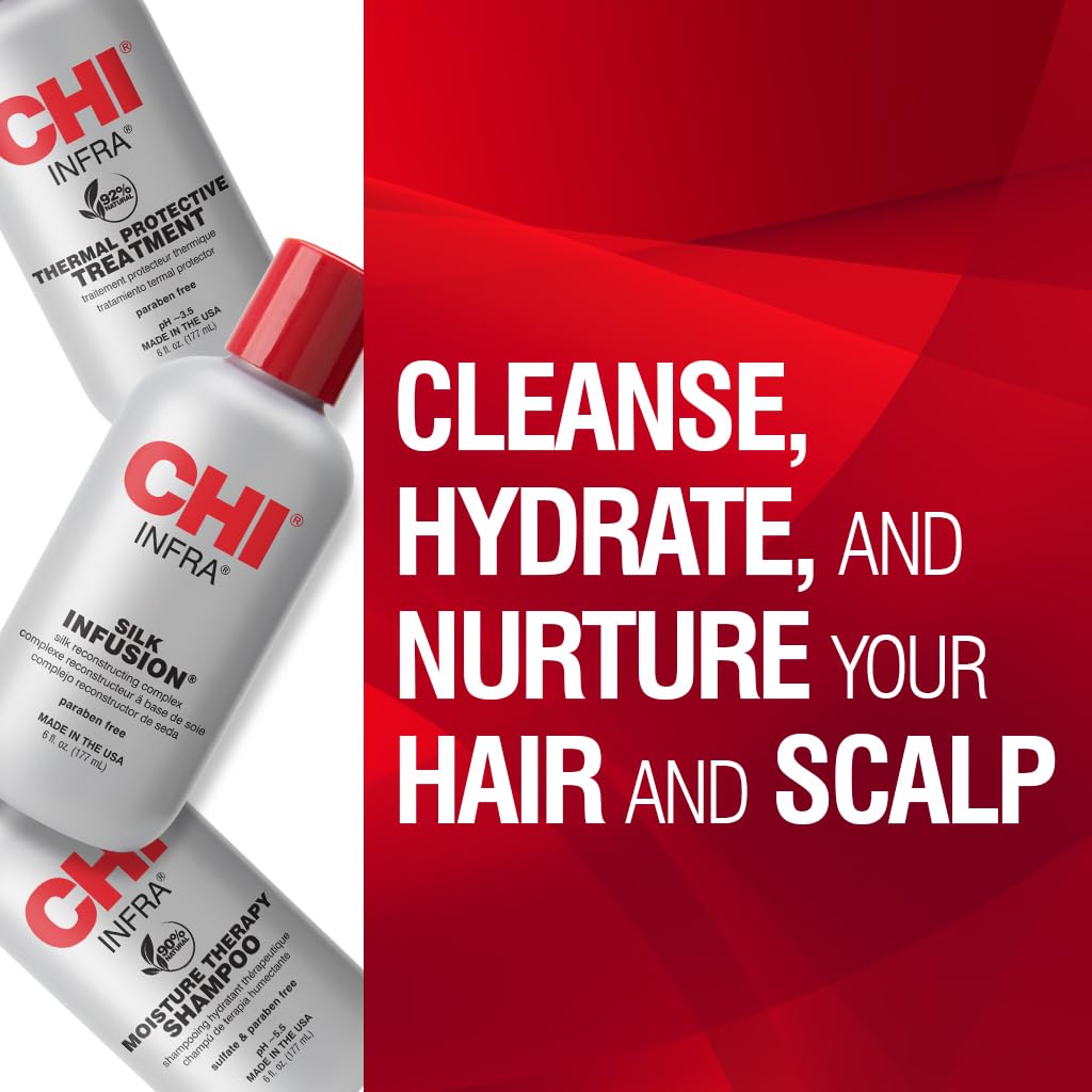 Thumbnail 2 de CHI Infra Thermal Care Kit: Moisturizing & Restoring Shampoo, Color Protectant & Serum (6 Oz, 3‑Product Set)