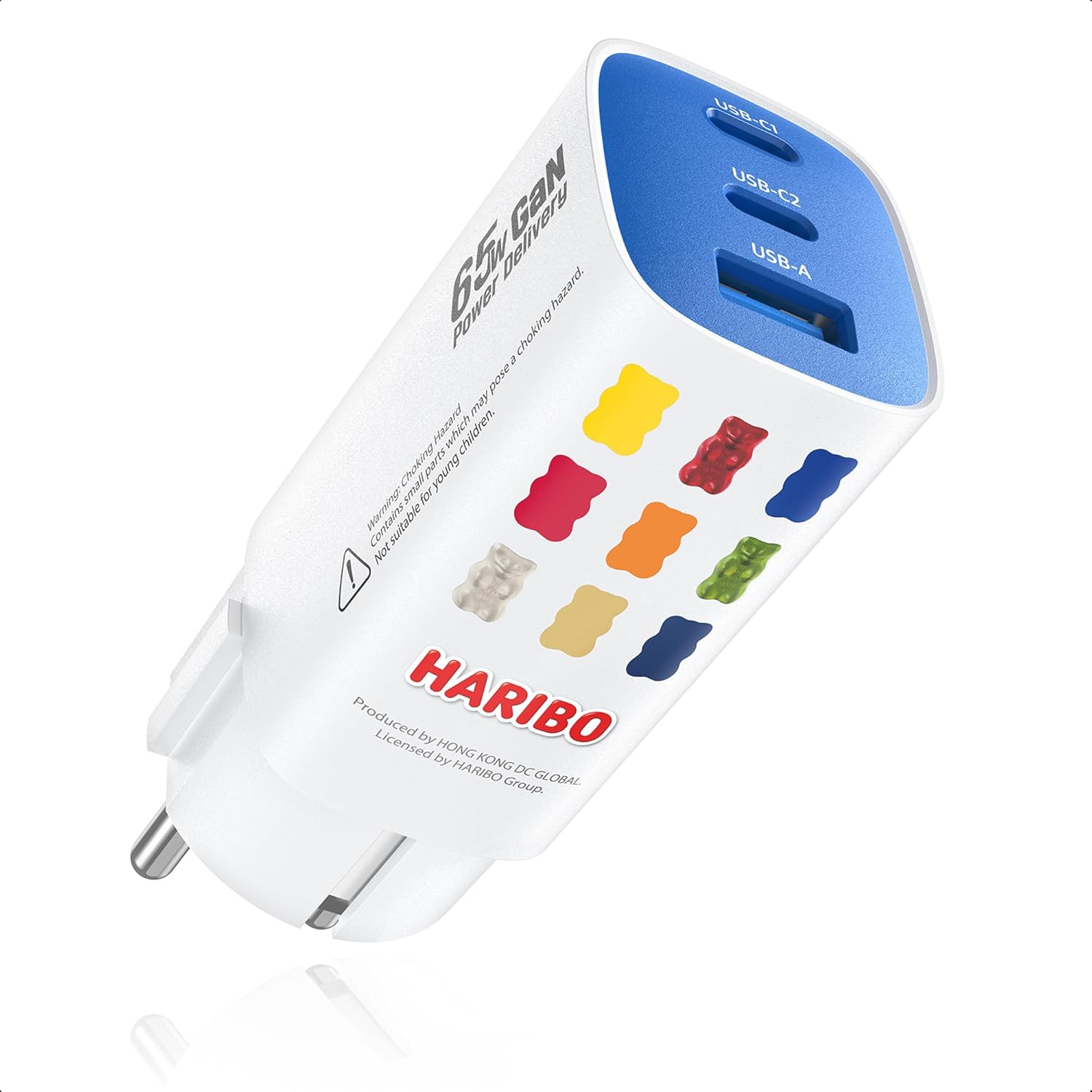 Detalle de HARIBO USB C Ladegerät 65W Schnellladegerät 🔌