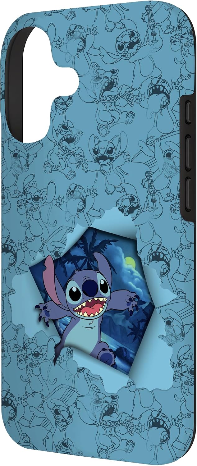 Detalle 2 de Disney Lilo & Stitch Carcasa iPhone 17 Tropical