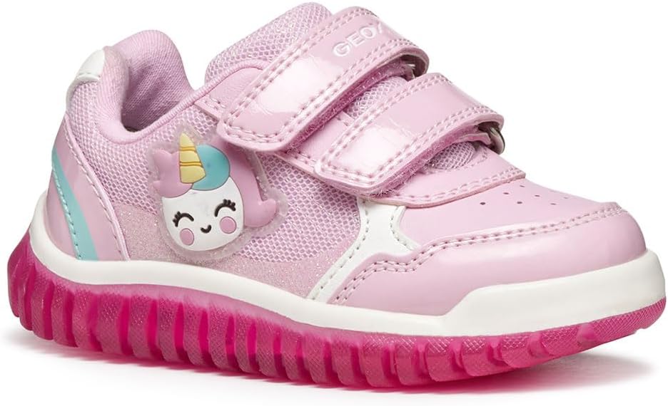 Thumbnail 1 de Geox Baby-Mädchen B Lightyloo Girl Sneaker – Sneaker mit Licht, Klett und herausnehmbarer Innensohle