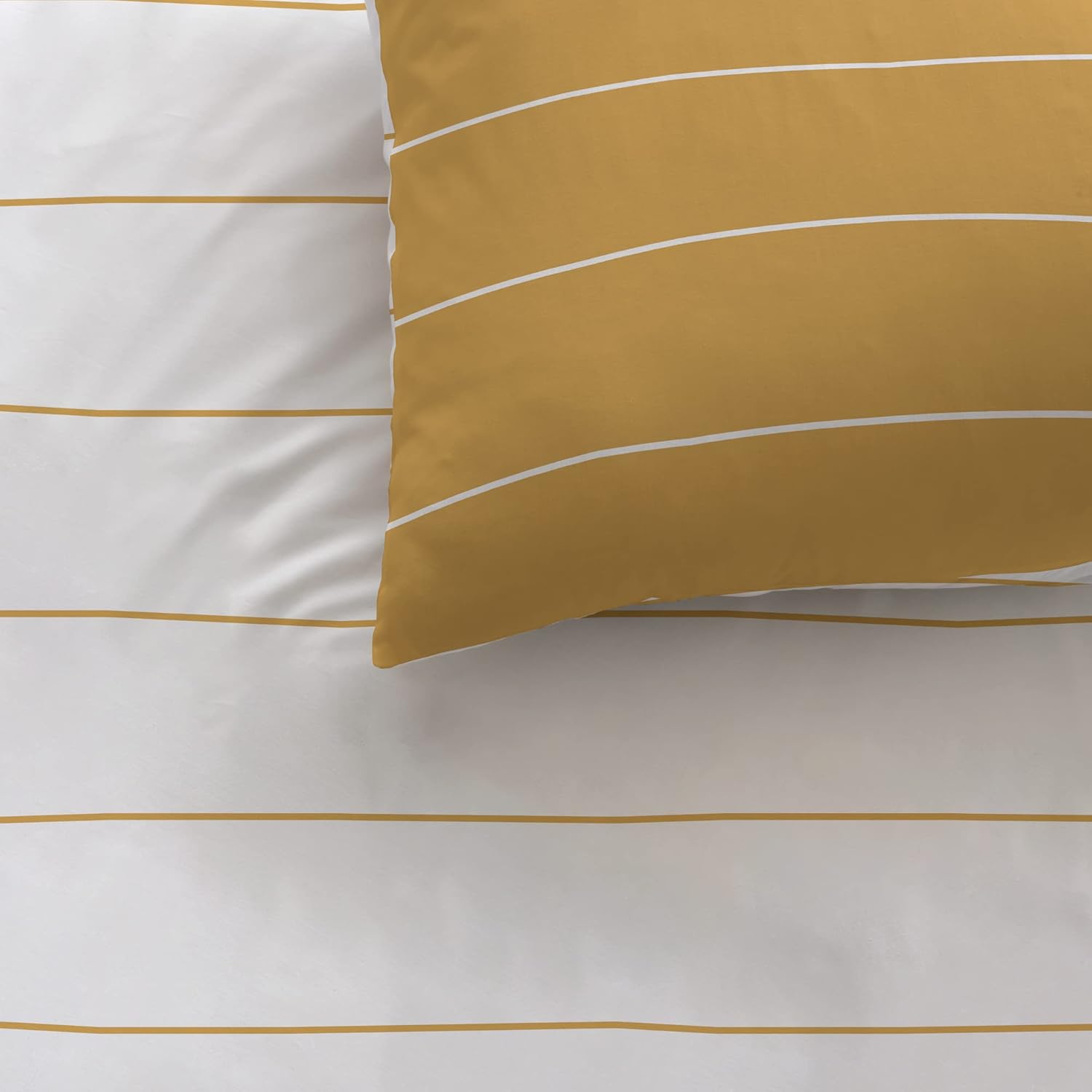 Thumbnail 2 de Parure de lit Stripes Imprimée Réversible 140x200 cm – Matt & Rose | 100% coton, OEKO-TEX