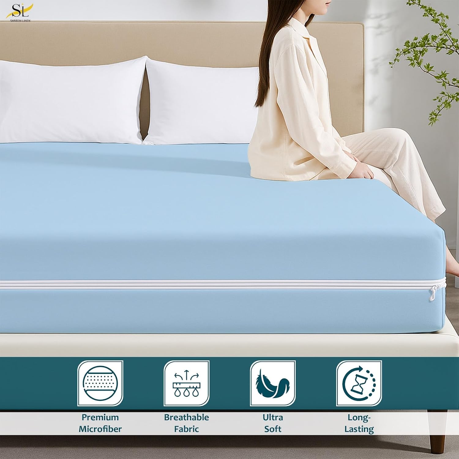 Detalle de Crib Mattress Encasement 28 x 52 Inches