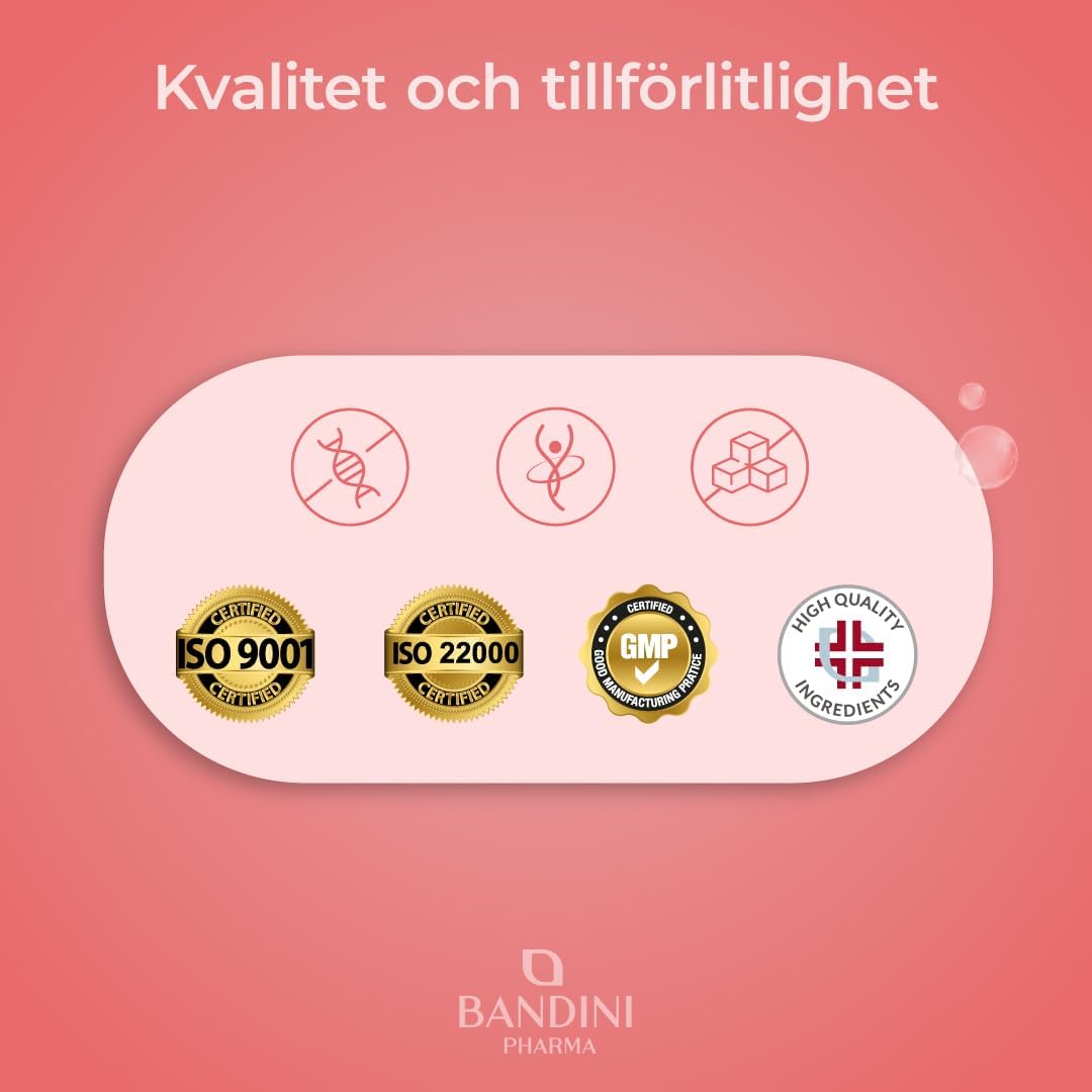 Thumbnail 6 de BANDINI Lactoferrin 200, 60 kapslar med 200 mg laktoferrin och C-vitamin