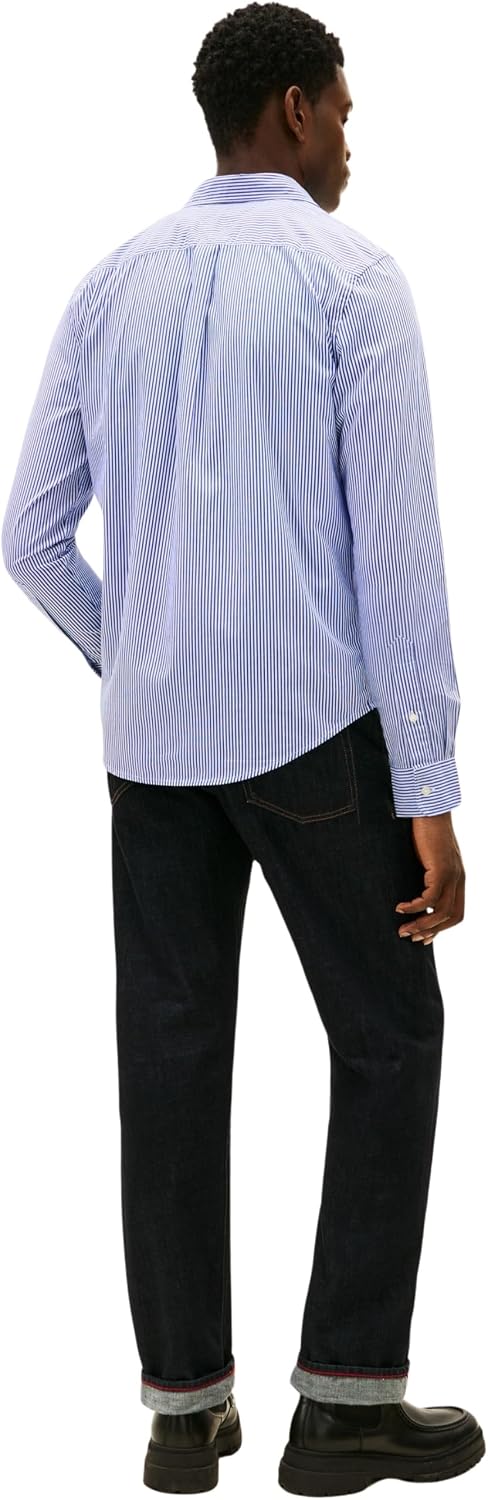 Detalle de Tommy Hilfiger Men's Core Flex Pop Classic STP Shirt (Pack of 1)