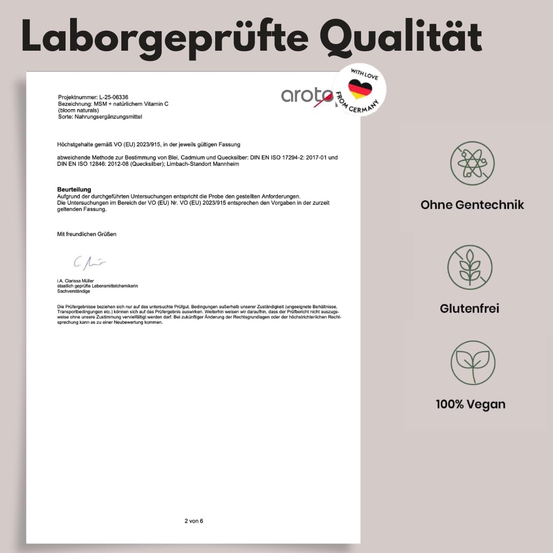 Thumbnail 4 de MSM Tabletten Hochdosiert 2000 mg vegan