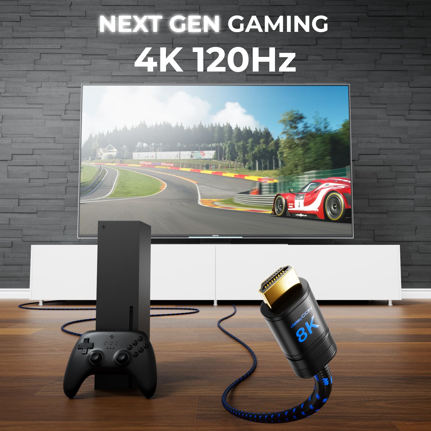 Thumbnail 3 de deleyCON 2m 8K HDMI 2.1b Kabel 48G