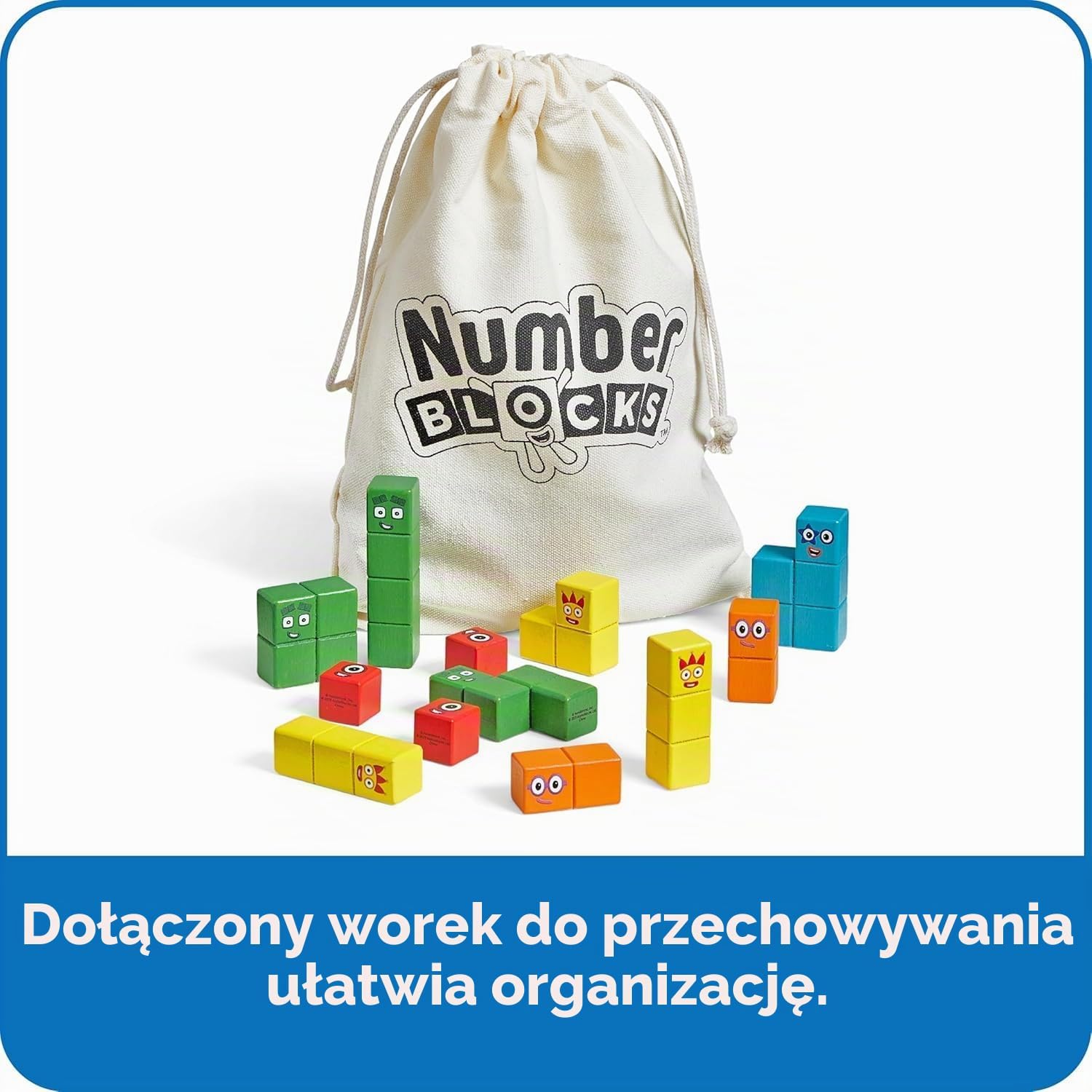 Detalle de Learning Resources HM96932-UK – zestaw konstrukcyjny Numberblocks z 28 klockami i kartami zadań