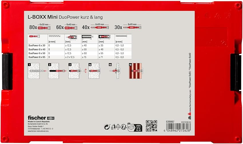 Thumbnail 2 de Fischer Fixtainer Duoline — caja de herramientas