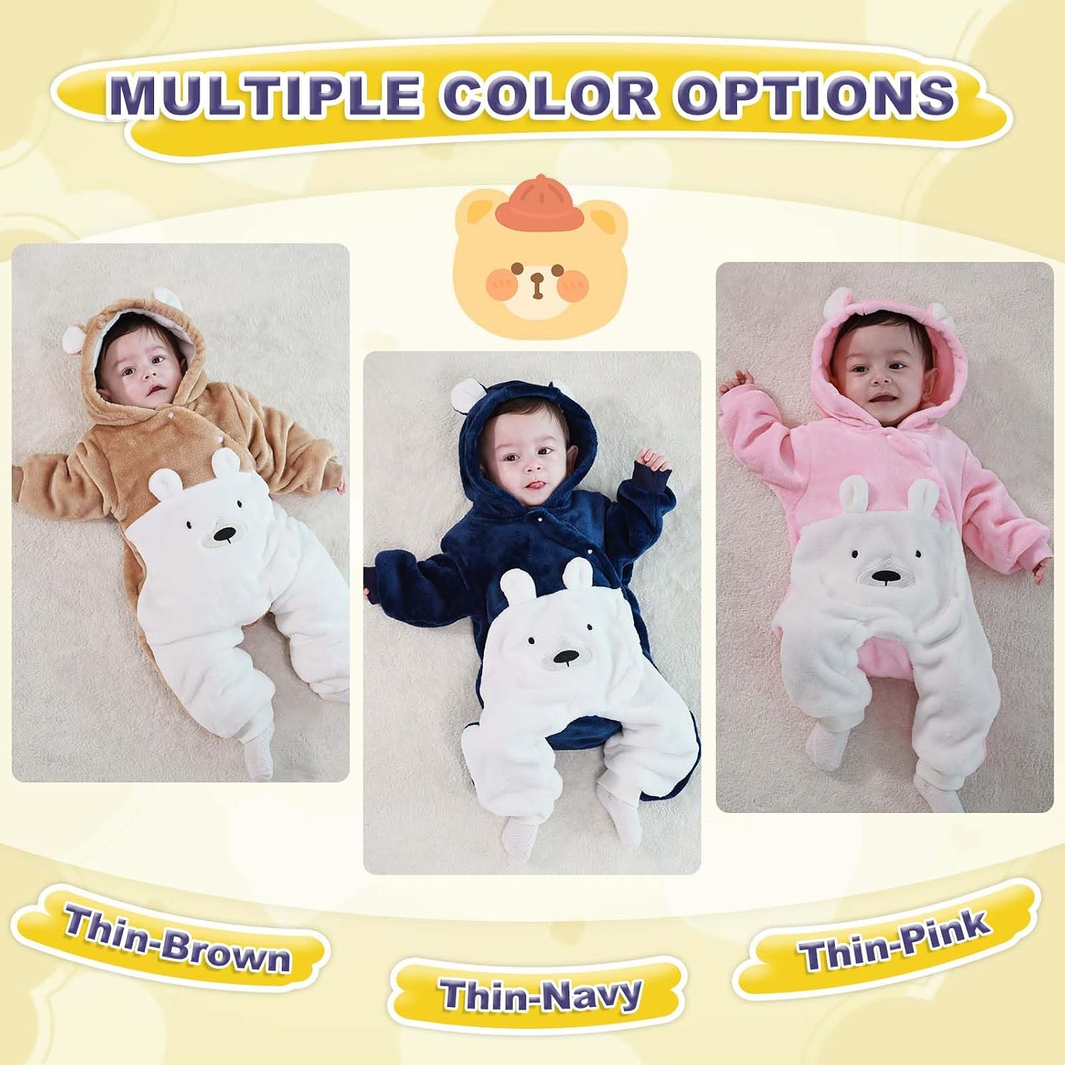 Detalle 2 de Baby Bear Fleece Romper
