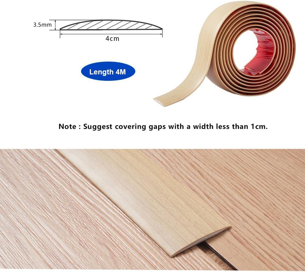 Detalle 2 de 4M Flache Bodenübergangsleiste 4 cm Beige