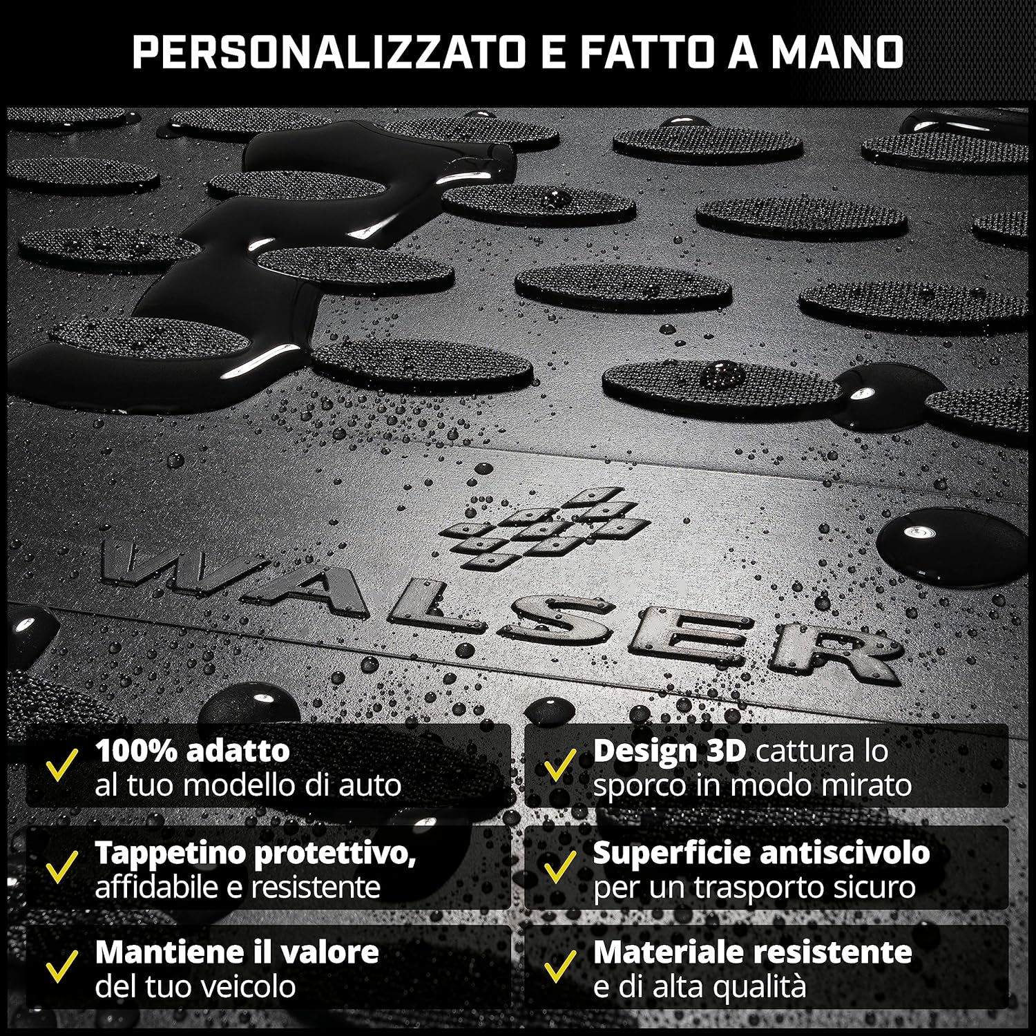 Thumbnail 6 de Walser Tappetini in gomma XTR su misura per VW Passat (2005-2010) e Passat Variant (2005-2011)