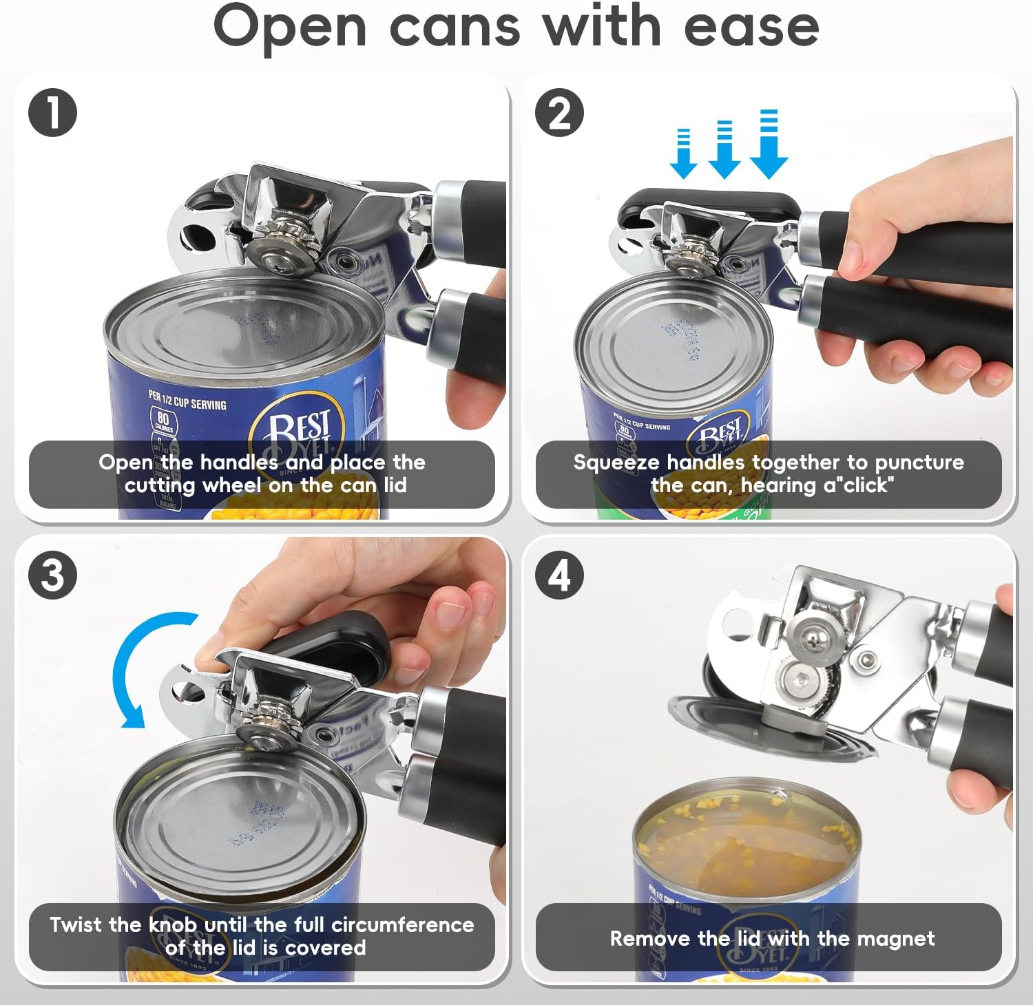 Thumbnail 5 de UHIYEE manual can opener 🍴