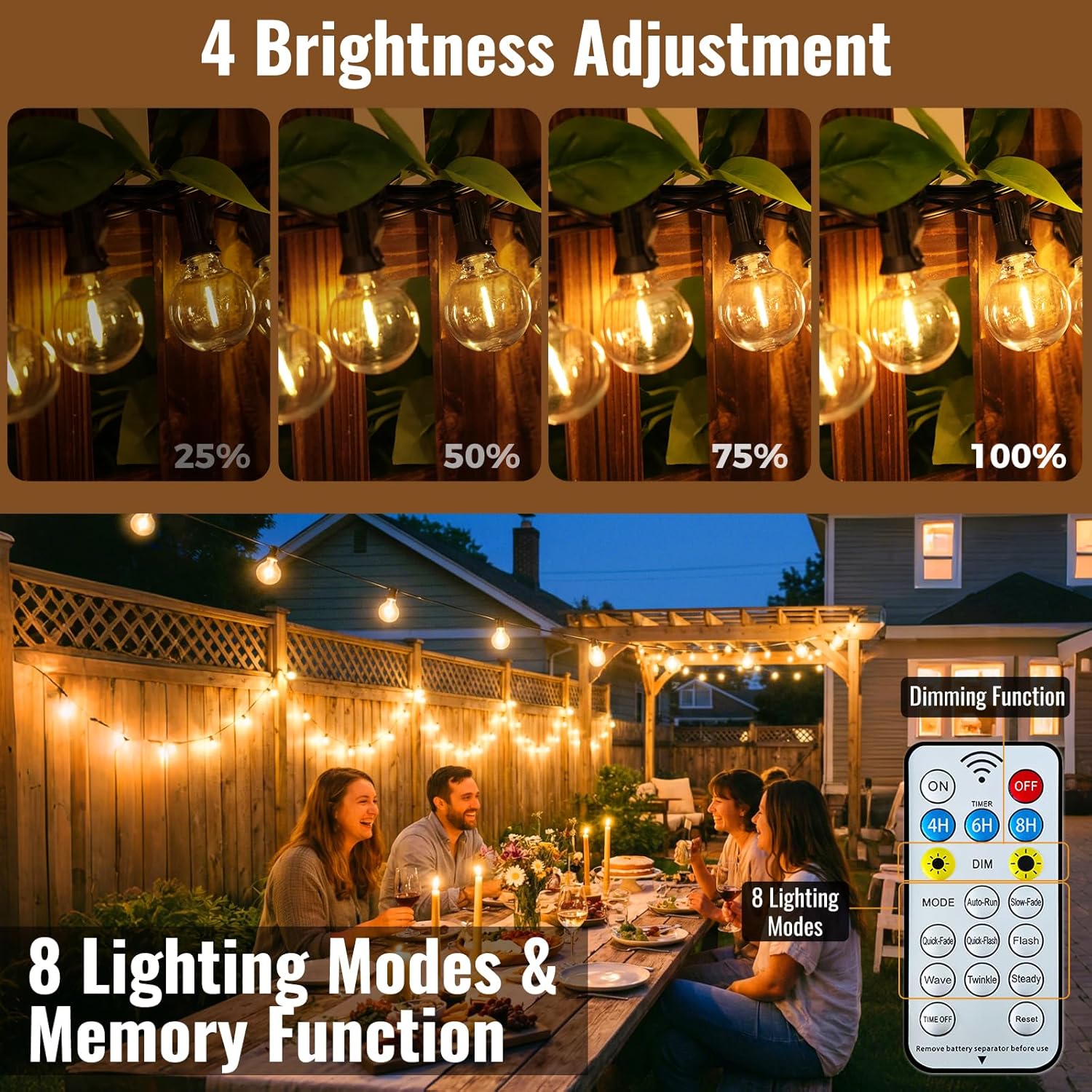 Thumbnail 1 de Litogo Solar Festoon Lights 30Ft