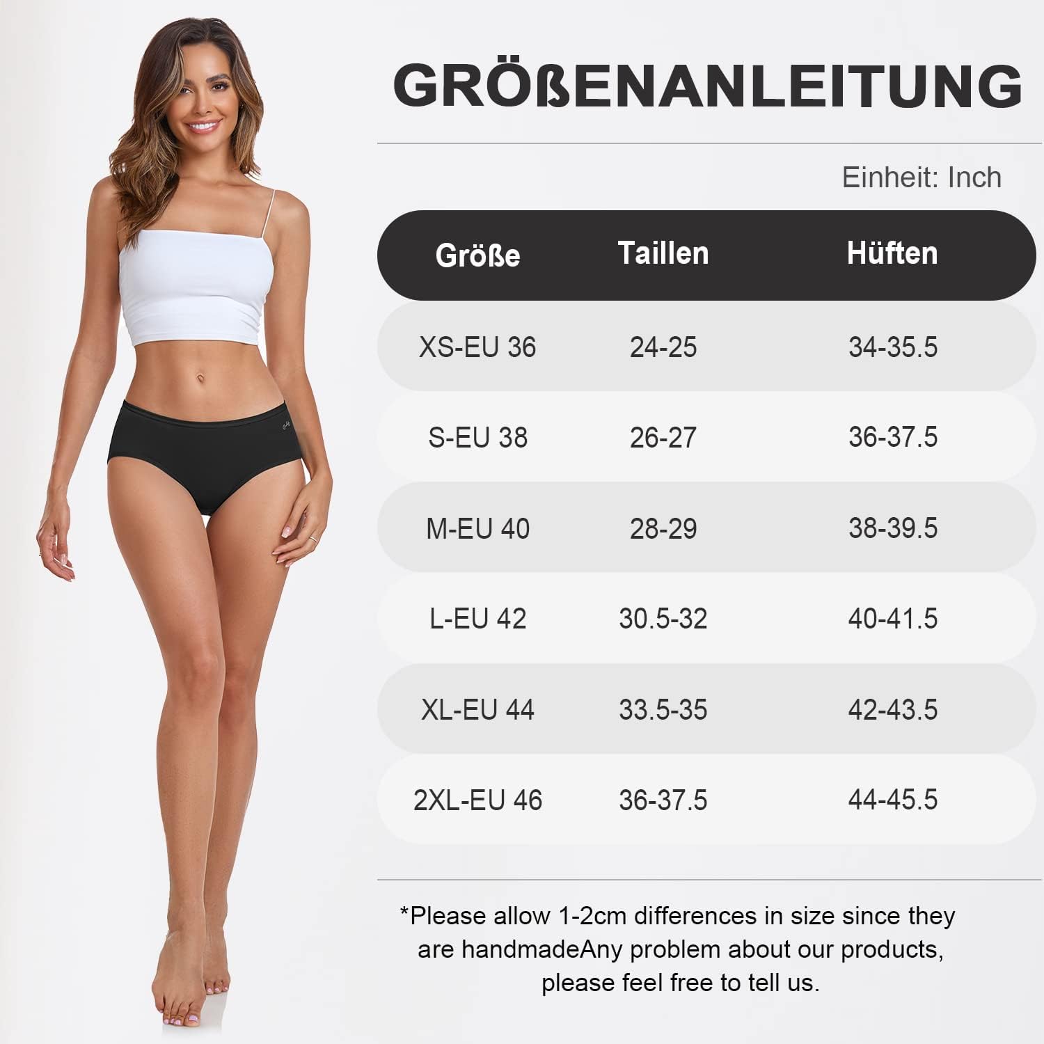 Thumbnail 5 de coskefy Unterhosen Damen Baumwolle 6er Pack