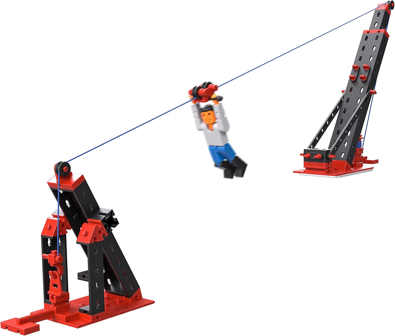 Detalle de fischertechnik ADVANCED 564068 – zestaw kolejki linowej, 3 modele i 6-metrowe kable