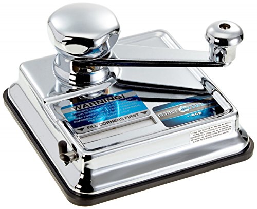 OCB MikrOmatic Duo Zigaretten Stopfmaschine – Chrom, Silber, 15 × 15 × 10 cm