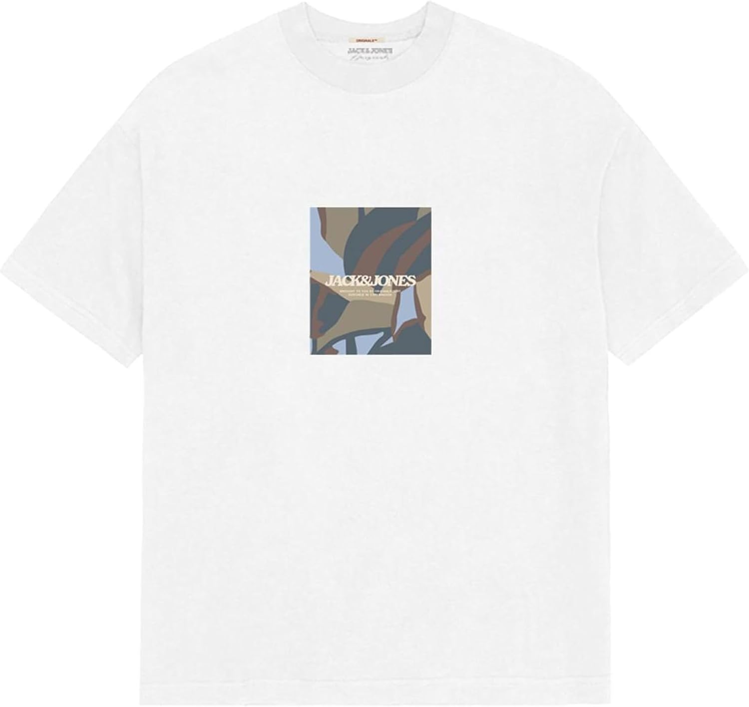 Detalle de Jack & Jones Jortavira AOP Tee SS Crew Neck Fst Uomo