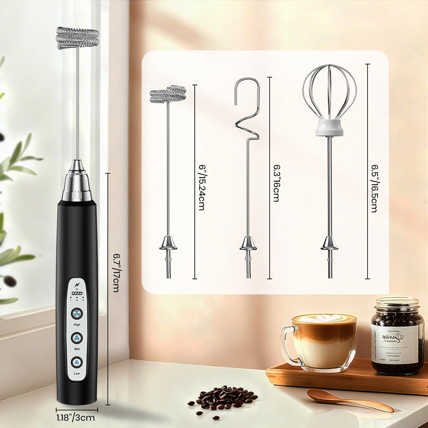 Thumbnail 6 de Colarlemo Milk Frother 1500mAh