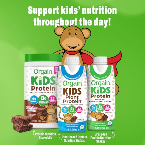 Thumbnail 7 de Orgain Organic Kids Dairy 8g Protein Shake, Chocolate (8.25 oz, 12pk)