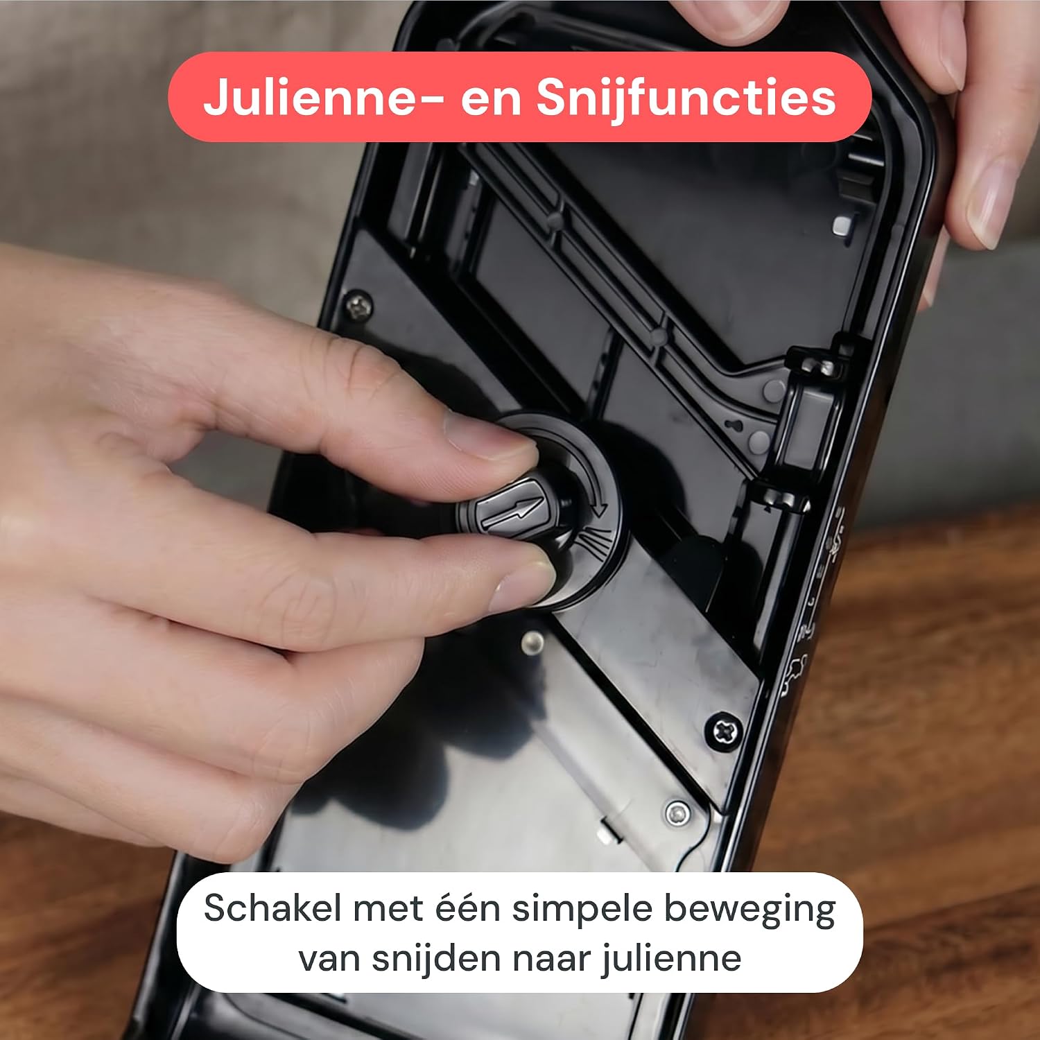 Thumbnail 6 de Fullstar Handheld 2-in-1 mandolinesnijder met juliennesnijder en vier diktes