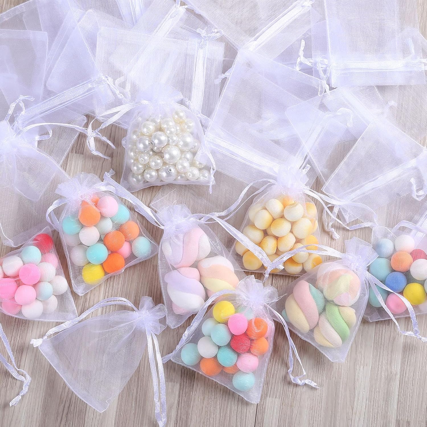 Thumbnail 3 de Naler 120x Organzabeutel 7 x 9 cm