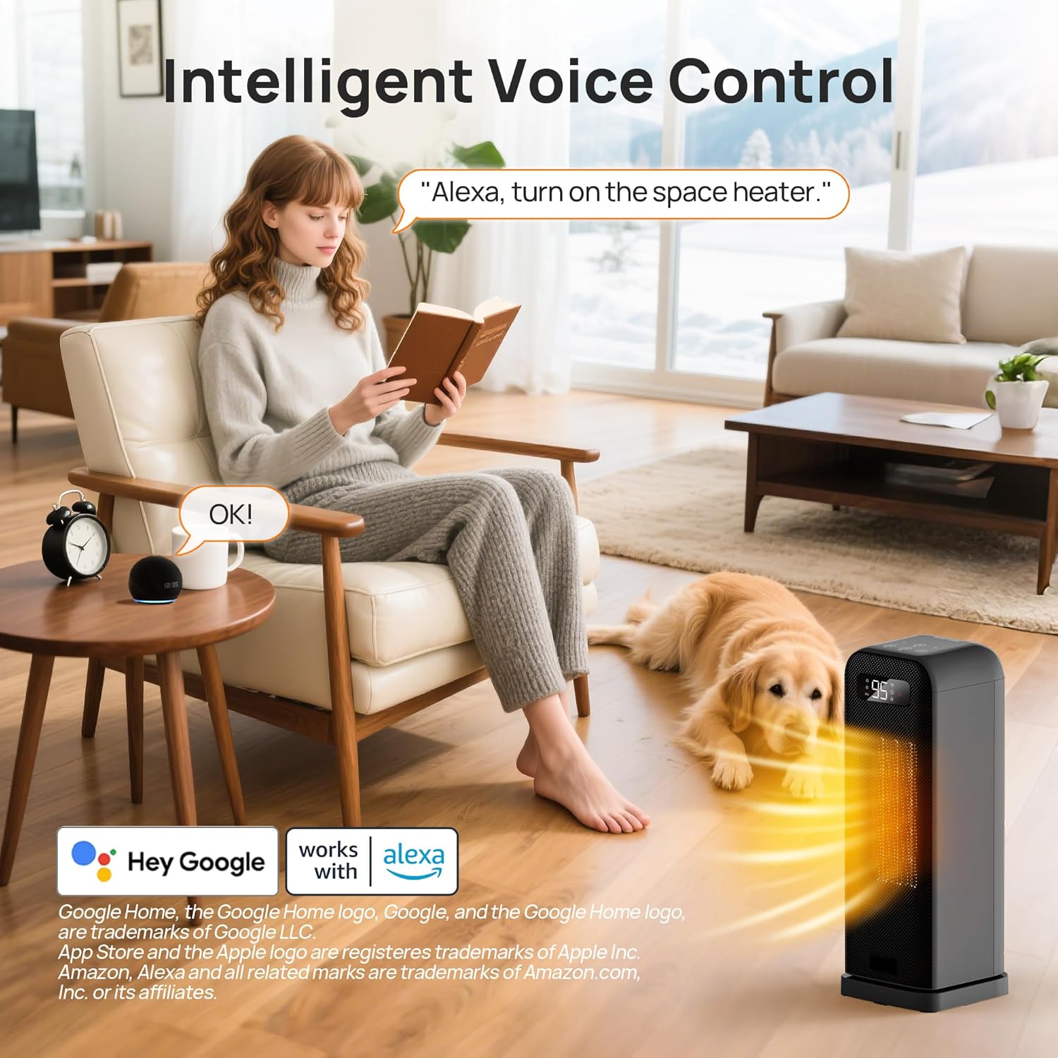 Thumbnail 4 de FLANUR Smart Space Heater, 1500W ⚡