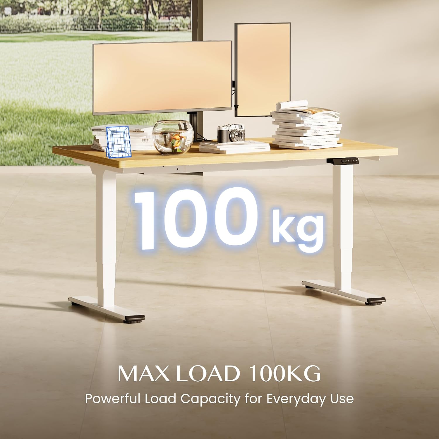 Detalle de FLEXISPOT E6 MAX 180x80cm Electric Standing Desk