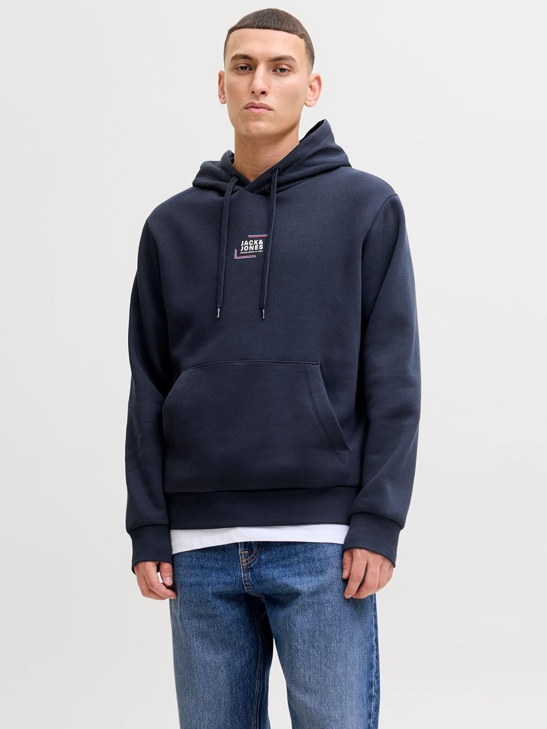 Thumbnail 1 de Jack & Jones Hood JJCORP Graphic : sweat à capuche homme à coupe normale